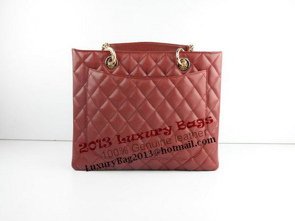 Chanel A50995 Maroon Original Cannage Leather Shoulder Bag Gold Chanel A50995 Maroon Original Cannage Leather Shoulder Bag Gold