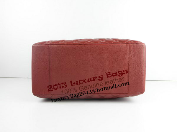 Chanel A50995 Maroon Original Cannage Leather Shoulder Bag Gold Chanel A50995 Maroon Original Cannage Leather Shoulder Bag Gold