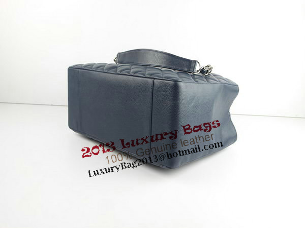 Chanel A50995 RoyalBlue Original Cannage Leather Shoulder Bag Silver Chanel A50995 RoyalBlue Original Cannage Leather Shoulder Bag Silver