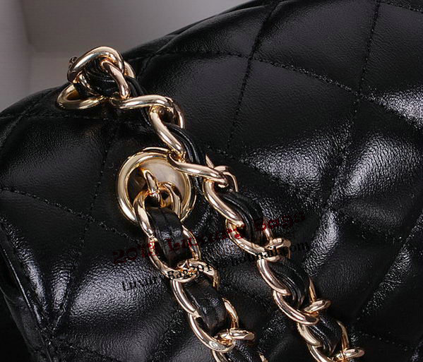 Chanel Classic Flap Bag 1113 Black Sheepskin Leather Chanel Classic Flap Bag 1113 Black Sheepskin Leather