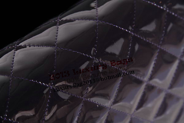 Chanel Maxi Double Flaps Bag Dark Purple Original Patent Leather A36098 Gold Chanel Maxi Double Flaps Bag Dark Purple Original Patent Leather A36098 Gold