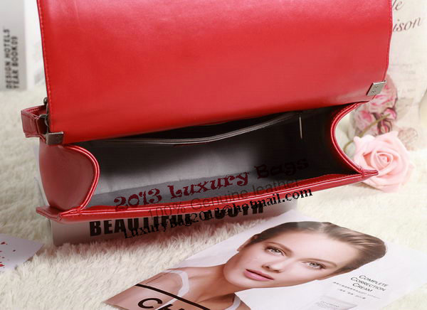 Chanel Boy Flap Shoulder Bag in Original Leather A67087 Red Chanel Boy Flap Shoulder Bag in Original Leather A67087 Red