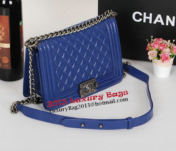 Boy Chanel Flap Shoulder Bag Original Sheepskin Leather A67086 RoyalBlue Boy Chanel Flap Shoulder Bag Original Sheepskin Leather A67086 RoyalBlue