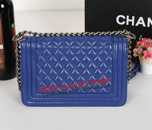Boy Chanel Flap Shoulder Bag Original Sheepskin Leather A67086 RoyalBlue Boy Chanel Flap Shoulder Bag Original Sheepskin Leather A67086 RoyalBlue