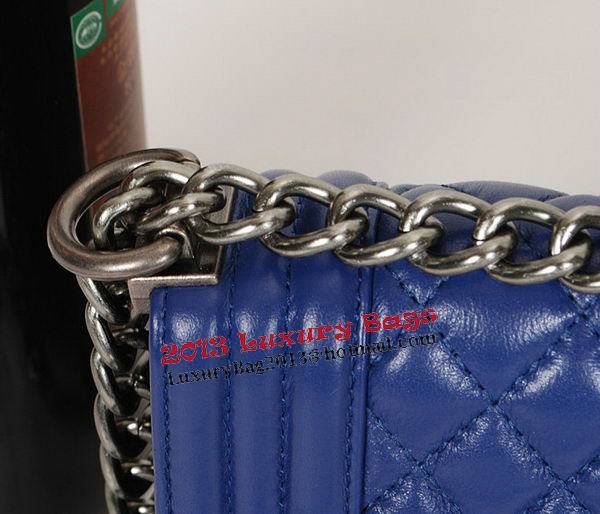 Boy Chanel Flap Shoulder Bag Original Sheepskin Leather A67086 RoyalBlue Boy Chanel Flap Shoulder Bag Original Sheepskin Leather A67086 RoyalBlue