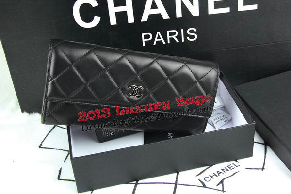 Chanel Matelasse Long Wallet Original Leather A50096 Black Chanel Matelasse Long Wallet Original Leather A50096 Black