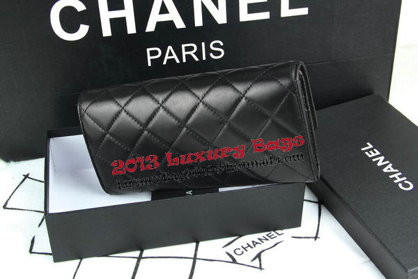 Chanel Matelasse Long Wallet Original Leather A50096 Black Chanel Matelasse Long Wallet Original Leather A50096 Black
