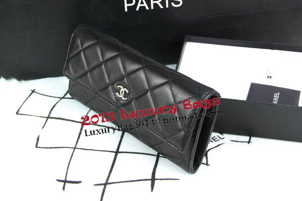 Chanel Matelasse Long Wallet Original Leather A50096 Black Chanel Matelasse Long Wallet Original Leather A50096 Black