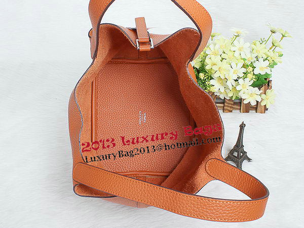 Hermes Picotin Lock MM Bag in Original Leather Orange