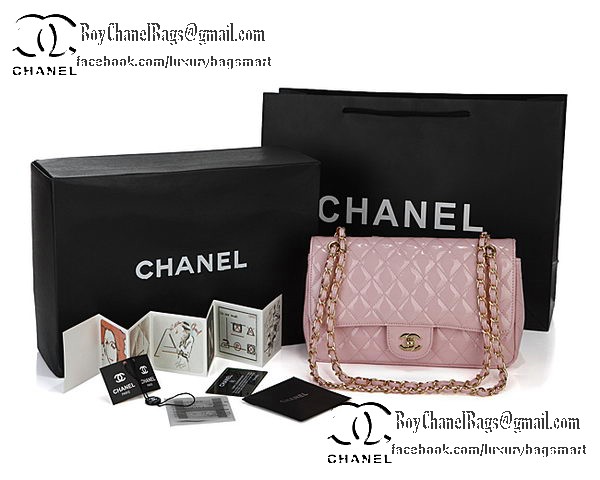 Chanel Classic Flap Bag Patent Leather CHA1113 Pink Chanel Classic Flap Bag Patent Leather CHA1113 Pink