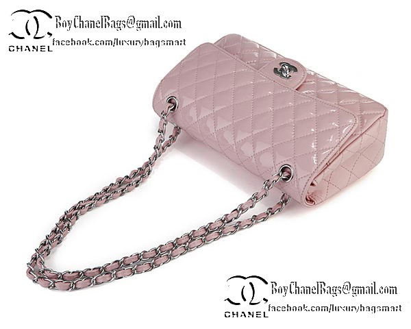 Chanel Classic Flap Bag Patent Leather CHA1113 Pink Chanel Classic Flap Bag Patent Leather CHA1113 Pink