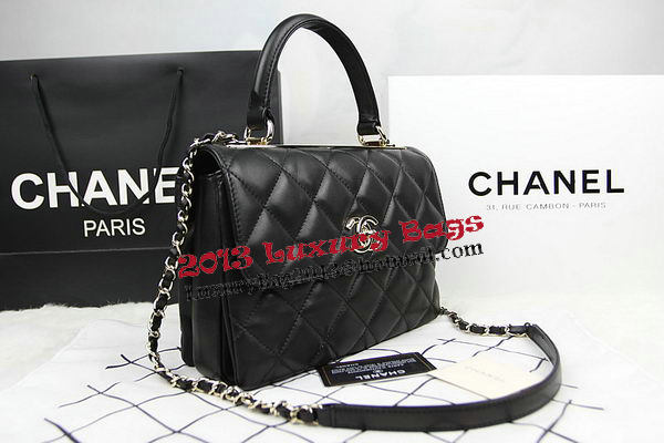 Chanel Classic Top Flap Bag Original Sheepskin Leather CHA92236 Black Chanel Classic Top Flap Bag Original Sheepskin Leather CHA92236 Black