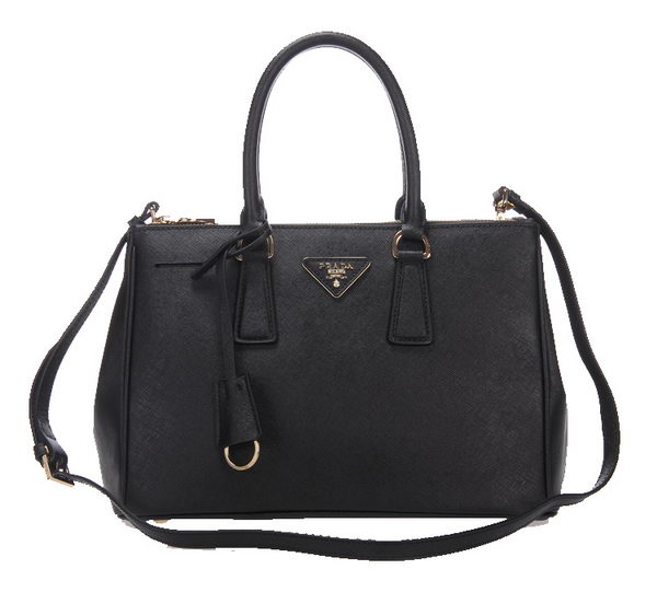 Prada Saffiano Leather Tote Bag BN1801 Black