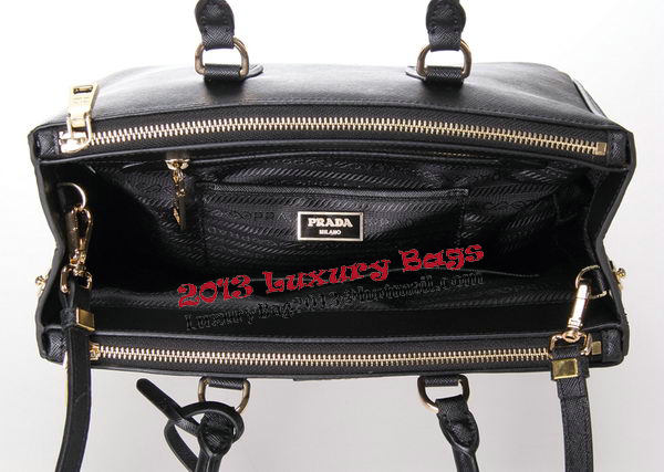 Prada Saffiano Leather Tote Bag BN1801 Black Prada Saffiano Leather Tote Bag BN1801 Black