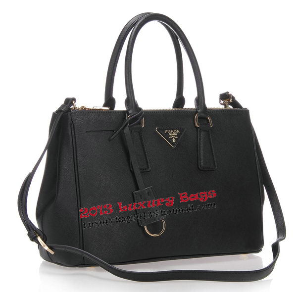 Prada Saffiano Leather Tote Bag BN1801 Black Prada Saffiano Leather Tote Bag BN1801 Black