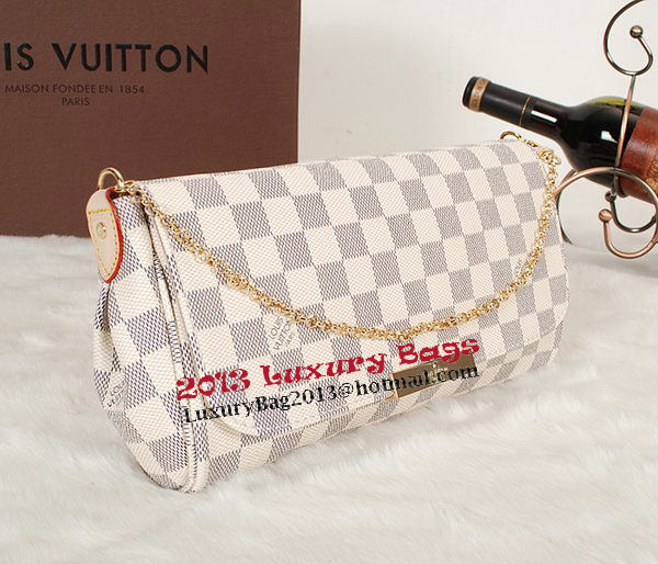 Louis Vuitton Damier Azur Canvas Favorite MM N41275 Louis Vuitton Damier Azur Canvas Favorite MM N41275