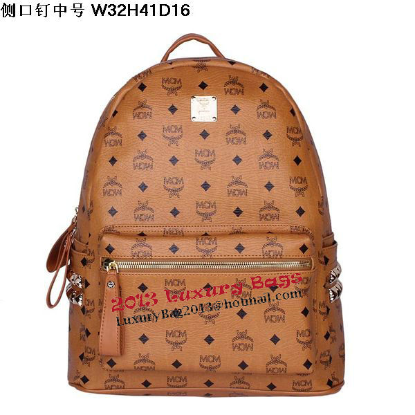 MCM Medium Stark Backpack MC2446 Wheat MCM Medium Stark Backpack MC2446 Wheat