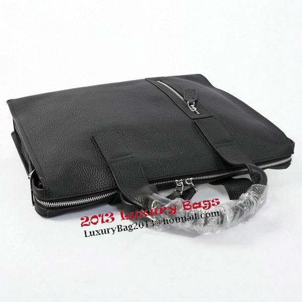 Hermes Briefcase Original Grainy Leather H8813 Black Hermes Briefcase Original Grainy Leather H8813 Black