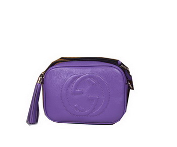 Gucci Soho Calfskin Leather Disco Bag 308364 Violet Gucci Soho Calfskin Leather Disco Bag 308364 Violet
