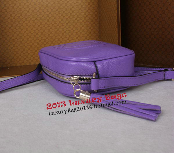 Gucci Soho Calfskin Leather Disco Bag 308364 Violet Gucci Soho Calfskin Leather Disco Bag 308364 Violet