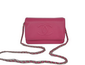 Chanel Flap Shoulder Bag Rose Calfskin Leather CHA33818 Silver Chanel Flap Shoulder Bag Rose Calfskin Leather CHA33818 Silver