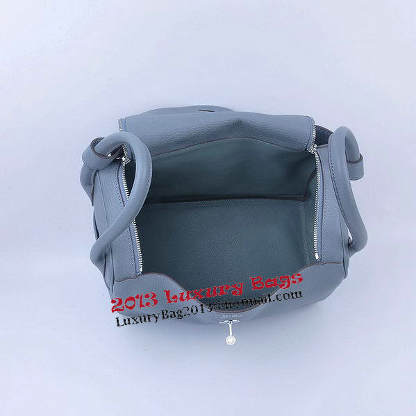 Hermes Lindy 30CM Grainy Leather Shoulder Bag H6207 Dark Grey Hermes Lindy 30CM Grainy Leather Shoulder Bag H6207 Dark Grey
