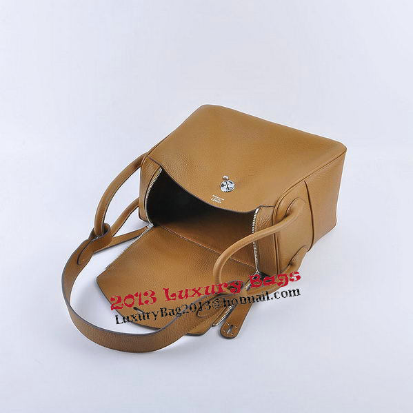 Hermes Lindy 30CM Grainy Leather Shoulder Bag H6207 Wheat Hermes Lindy 30CM Grainy Leather Shoulder Bag H6207 Wheat