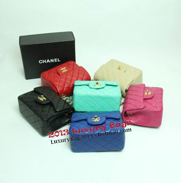 Chanel mini Classic Flap Bag Black Leather 1115 Gold Chain Chanel mini Classic Flap Bag Black Leather 1115 Gold Chain