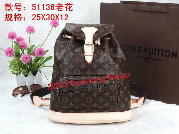 Louis Vuitton Backpack Monogram Canvas Bosphore M51136 Louis Vuitton Backpack Monogram Canvas Bosphore M51136