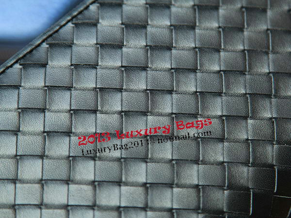 Bottega Veneta Intrecciato Calfskin Wallet BV1889 Black Bottega Veneta Intrecciato Calfskin Wallet BV1889 Black