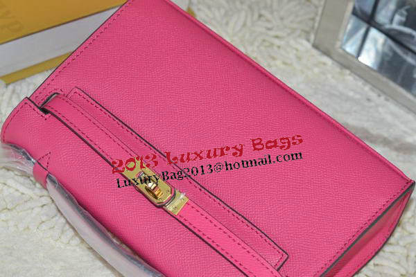 Hermes MINI Kelly 22cm Tote Bag Calfskin Leather Rose Hermes MINI Kelly 22cm Tote Bag Calfskin Leather Rose