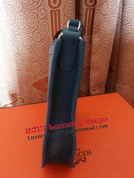 Hermes mini Evelyne Messenger Bag H1608S Dark Blue Hermes mini Evelyne Messenger Bag H1608S Dark Blue