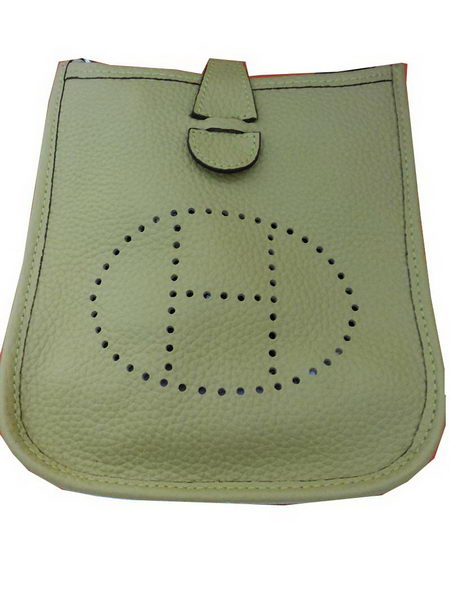 Hermes mini Evelyne Messenger Bag H1608S Light Green