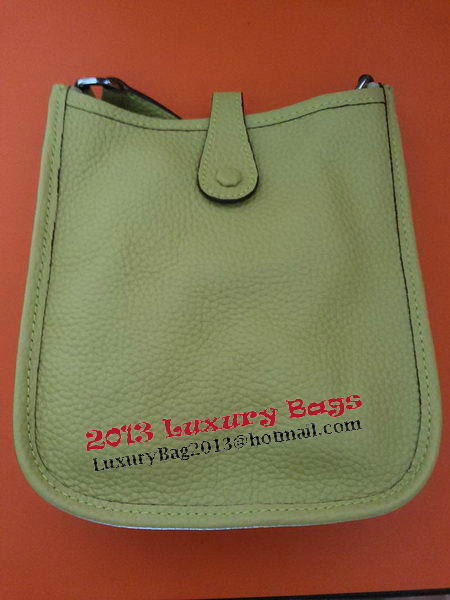 Hermes mini Evelyne Messenger Bag H1608S Light Green Hermes mini Evelyne Messenger Bag H1608S Light Green