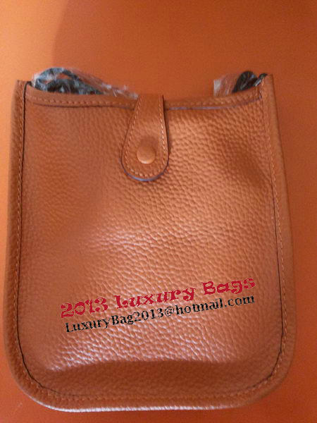 Hermes mini Evelyne Messenger Bag H1608S Orange Hermes mini Evelyne Messenger Bag H1608S Orange