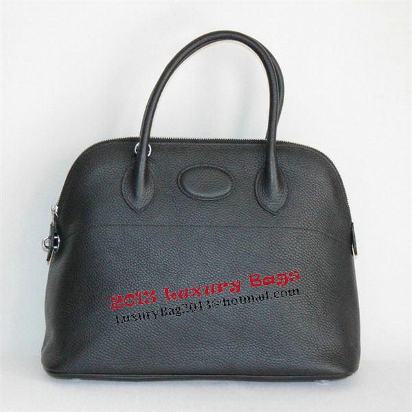 Hermes Bolide 37CM Calfskin Leather Tote Bags H509084 Black Hermes Bolide 37CM Calfskin Leather Tote Bags H509084 Black