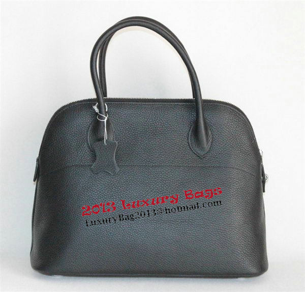 Hermes Bolide 37CM Calfskin Leather Tote Bags H509084 Black Hermes Bolide 37CM Calfskin Leather Tote Bags H509084 Black