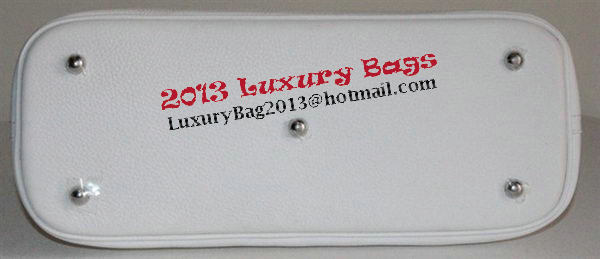Hermes Bolide 37CM Calfskin Leather Tote Bags H509084 White Hermes Bolide 37CM Calfskin Leather Tote Bags H509084 White