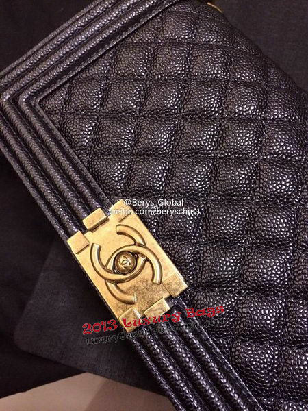 Chanel Boy Flap Shoulder Bags Black Cannage Pattern Leather A67086 Gold Chanel Boy Flap Shoulder Bags Black Cannage Pattern Leather A67086 Gold