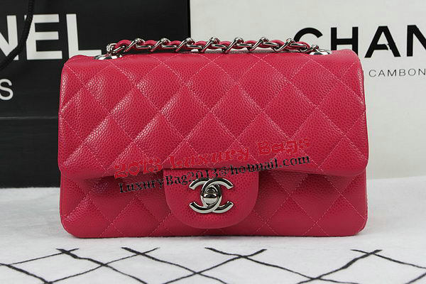 Chanel Classic MINI Flap Bag Rose Cannage Pattern CF1119 Silver Chanel Classic MINI Flap Bag Rose Cannage Pattern CF1119 Silver