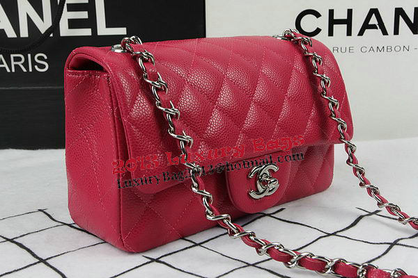 Chanel Classic MINI Flap Bag Rose Cannage Pattern CF1119 Silver Chanel Classic MINI Flap Bag Rose Cannage Pattern CF1119 Silver