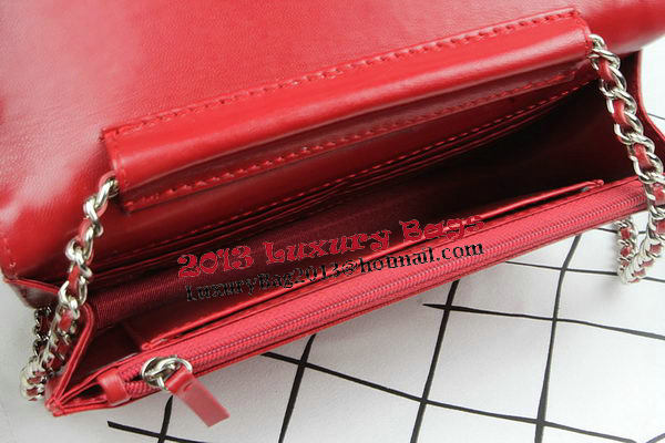 Chanel Original Leather mini Flap Bags A48654 Red Chanel Original Leather mini Flap Bags A48654 Red