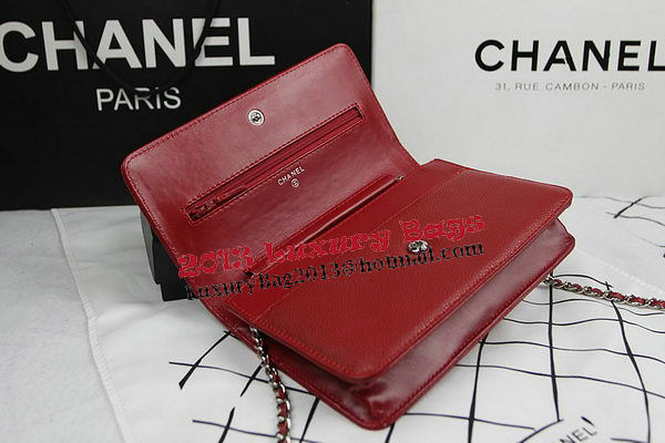 Chanel Original Leather mini Flap Bags A48654 Red Chanel Original Leather mini Flap Bags A48654 Red