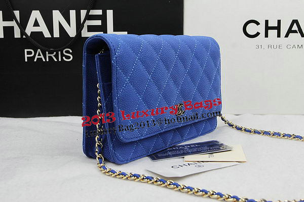 Chanel mini Flap Bag Original Suede Leather A33814 Blue Chanel mini Flap Bag Original Suede Leather A33814 Blue
