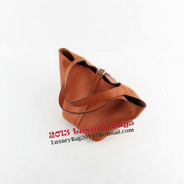 Hermes Picotin Lock PM Bags Clemence Leather H8615 Orange Hermes Picotin Lock PM Bags Clemence Leather H8615 Orange