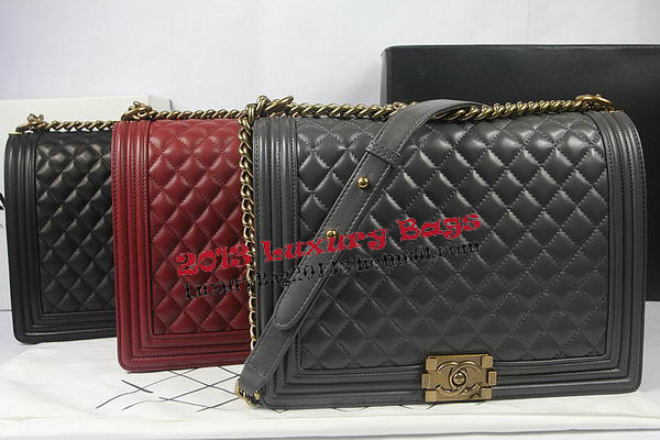 Boy Chanel Flap Shoulder Bag Black Original Sheepskin A67087 Brass Boy Chanel Flap Shoulder Bag Black Original Sheepskin A67087 Brass