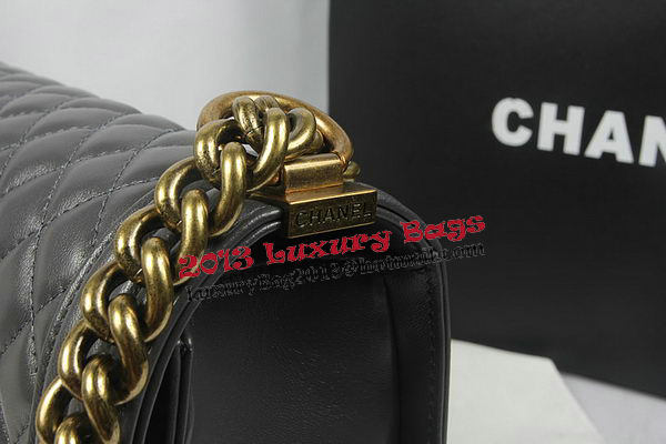 Boy Chanel Flap Shoulder Bag Grey Original Sheepskin A67087 Brass Boy Chanel Flap Shoulder Bag Grey Original Sheepskin A67087 Brass