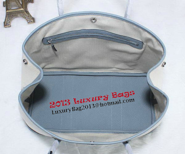Hermes Garden Party 36cm Tote Bag Canvas SkyBlue Hermes Garden Party 36cm Tote Bag Canvas SkyBlue