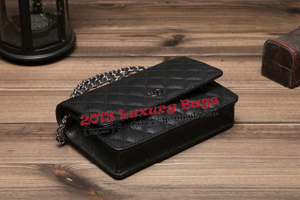 Chanel mini Flap Bag A33814 Black Cannage Pattern Silver Chanel mini Flap Bag A33814 Black Cannage Pattern Silver