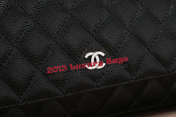 Chanel mini Flap Bag A33814 Black Cannage Pattern Silver Chanel mini Flap Bag A33814 Black Cannage Pattern Silver